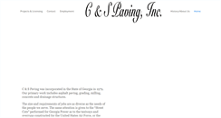 Desktop Screenshot of cspaving.com